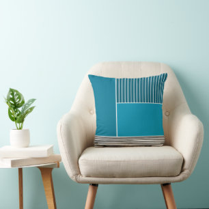 Abstract Lines Throw Pillow