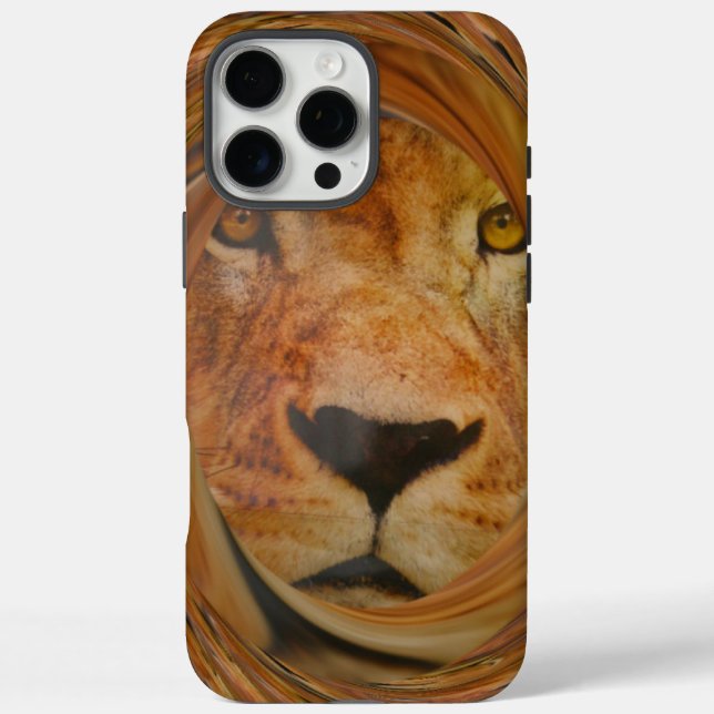 Abstract Lion Safari Art Print Case-Mate iPhone Case (Back)