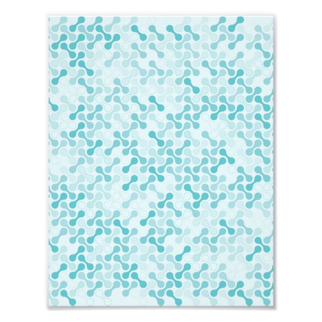 Abstract Liquid Fluid Graphic Art Photo Print (Front)