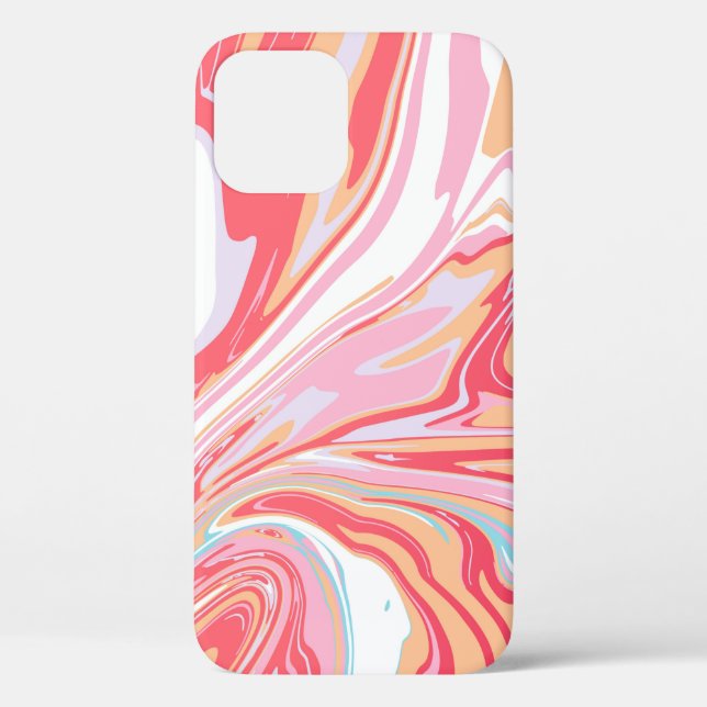 Abstract liquid marble or epoxy trending backgroun Case-Mate iPhone case (Back)