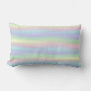 Abstract Liquid Pastel Colour Design Lumbar Pillow