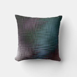 Abstract liquid texture ice glass crystal frozen m throw pillow