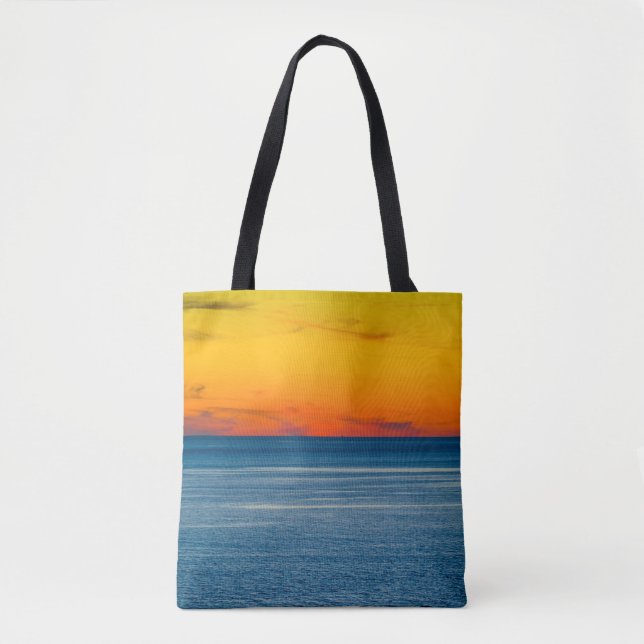Abstract long exposure seascape with intentional c tote bag (Front)