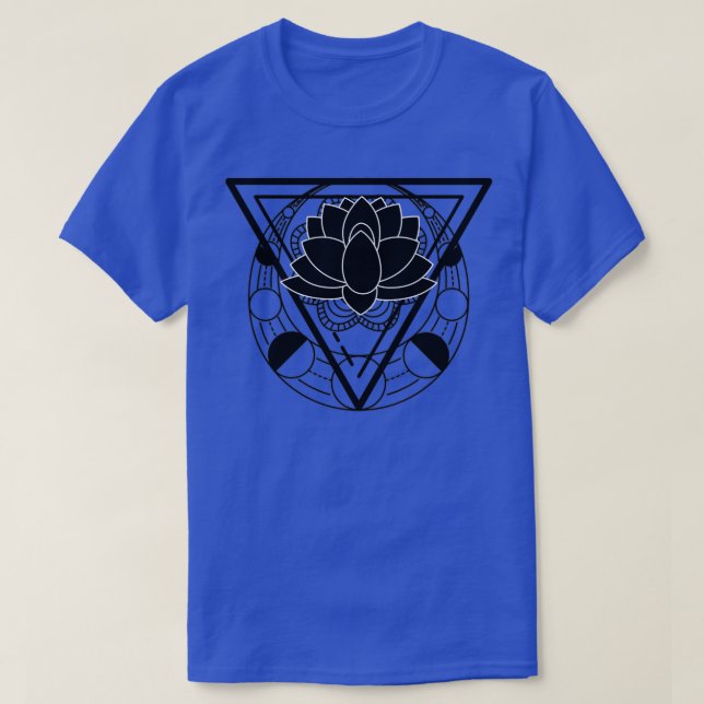 Abstract Lotus T-Shirt (Design Front)