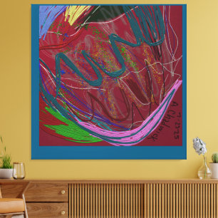 Abstract Love  Canvas Print