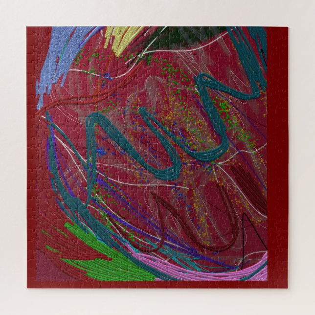 Abstract Love Jigsaw Puzzle  (Vertical)