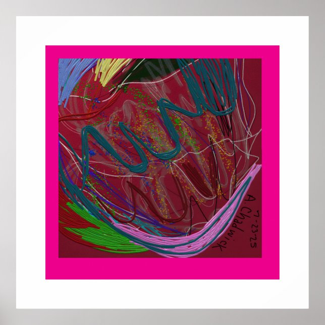 Abstract Love  Poster (Front)