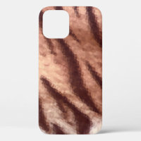 Abstract low poly animal tiger fur pattern. Nature