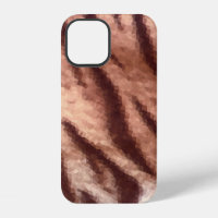 Abstract low poly animal tiger fur pattern. Nature