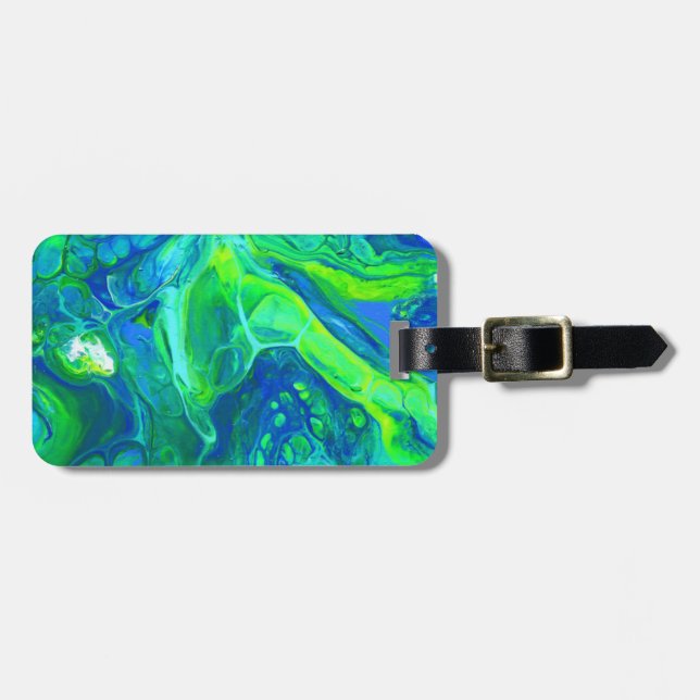 Abstract Luggage Tag (Front Horizontal)