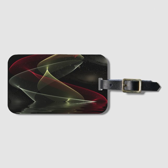 Abstract Luggage Tag (Front Horizontal)