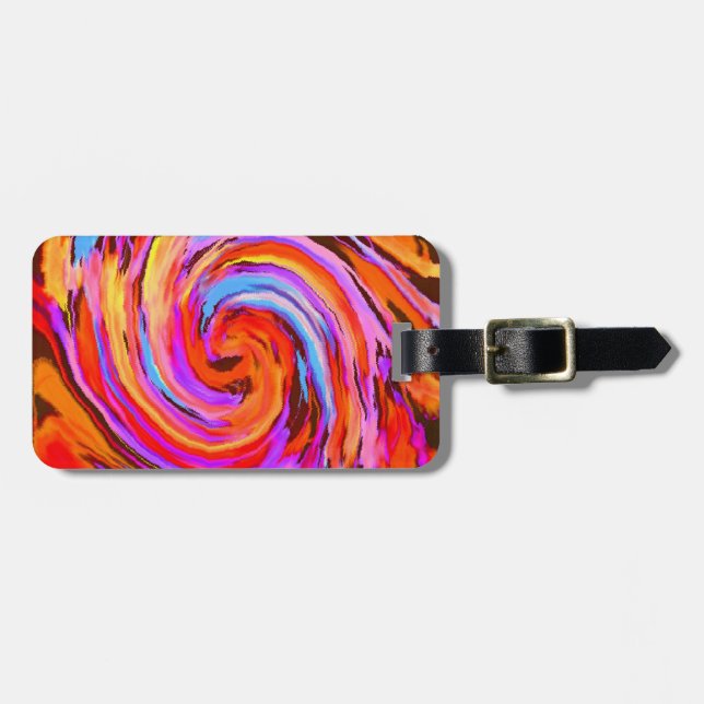 Abstract Luggage Tag (Front Horizontal)