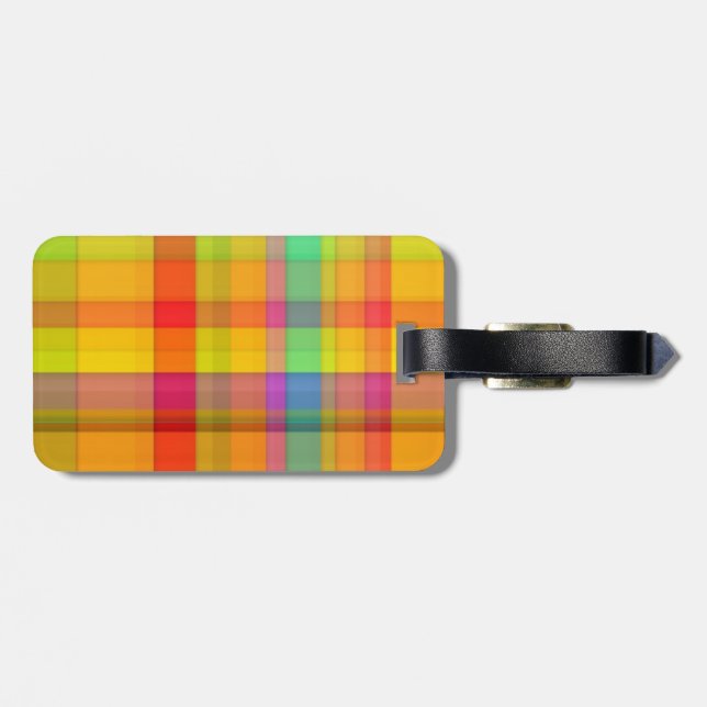 Abstract Luggage Tag (Back Horizontal)