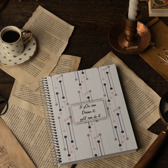 Abstract Luxury Geometric Fashion Pattern  Notebook (Creator Uploaded)