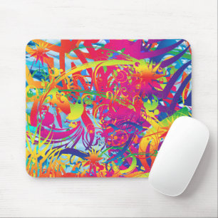 Abstract Magical Garden Mouse Pad