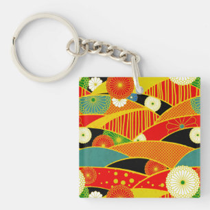 Abstract Magical Landscape Acrylic Keychain