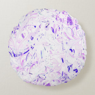 Abstract Mandala 2 Round Pillow