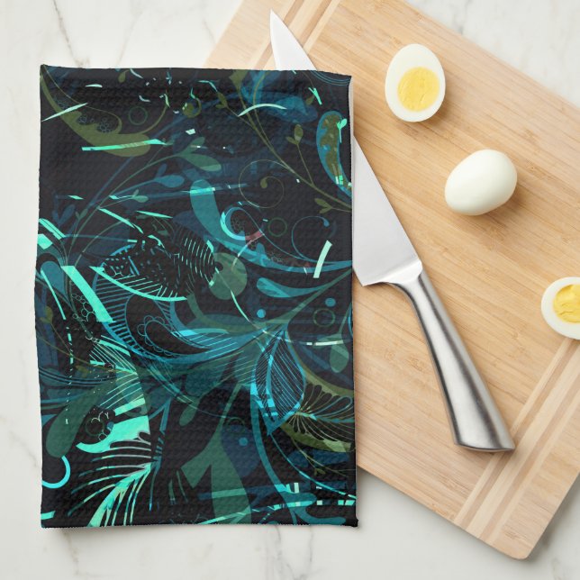 Abstract Mandala 3 Kitchen Towel (Quarter Fold)