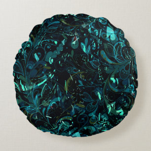 Abstract Mandala 3 Round Pillow