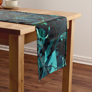 Abstract Mandala 3 Short Table Runner