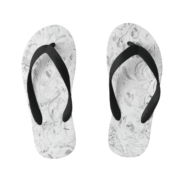 Abstract Mandala 4 Kid's Flip Flops (Footbed)
