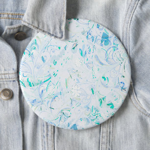 Abstract Mandala 6 Inch Round Button