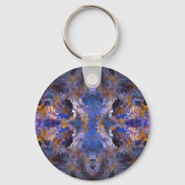 Abstract Mandala Keychain (Front)