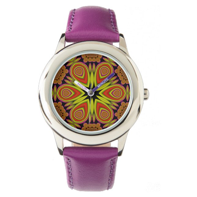 abstract mandala watch (Front)