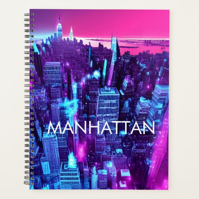 Abstract Manhattan Day Planner (Front)