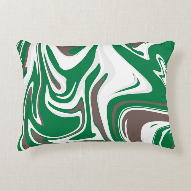 Abstract Marble Accent Pillow (Front)
