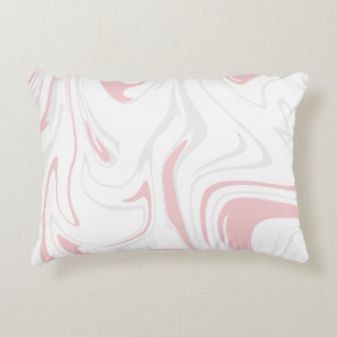 Abstract Marble Accent Pillow