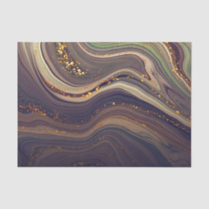 Abstract Marble and Glitter Tissue Paper