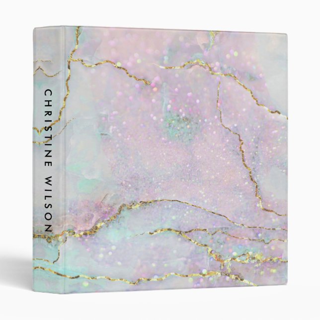 abstract marble art binder (Front/Spine)