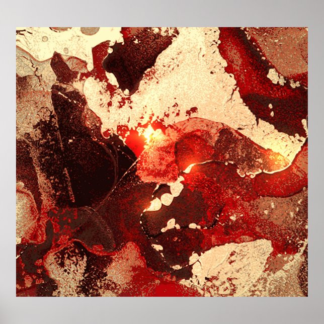 Abstract marble background. poster (Front)