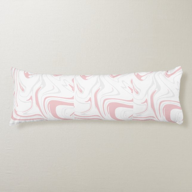 Abstract Marble Body Pillow (Front)