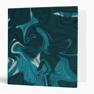 Abstract Marble illustration Blue    Binder