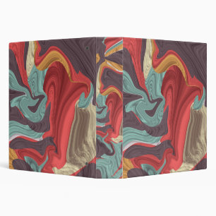Abstract Marble illustration Colourful Binder