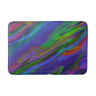 Abstract Marble illustration Colourful Cute Bath Mat
