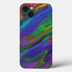 Abstract Marble illustration Colourful Cute iPhone 13 Case