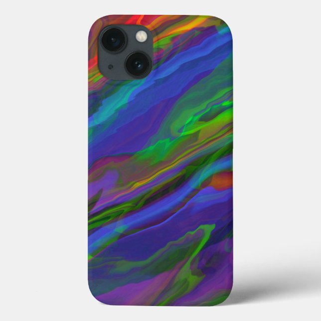 Abstract Marble illustration Colourful Cute Case-Mate iPhone Case (Back)
