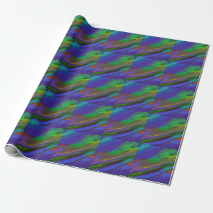 Abstract Marble illustration Colourful Cute Wrapping Paper
