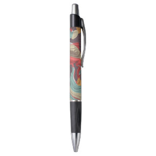 Abstract Marble illustration Colourful Pen