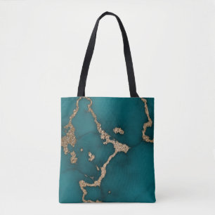 Abstract Marble illustration Cute Tote Bag