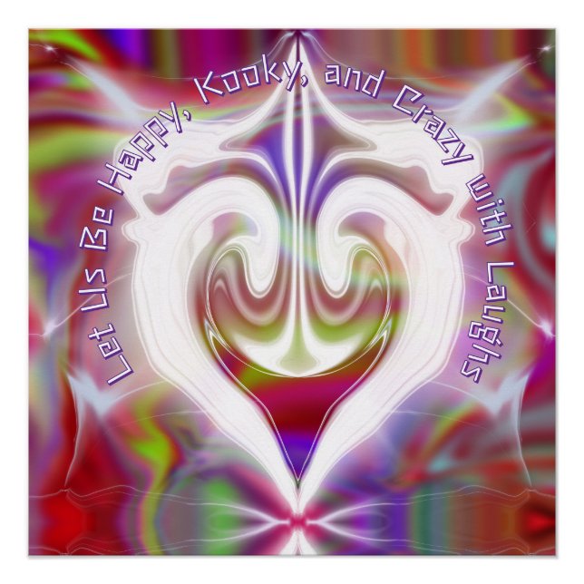 Abstract marble Liquified Colourful Glossy Poster (Front)