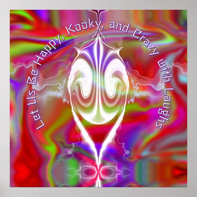 Abstract marble Liquified Colourful Poster (Front)