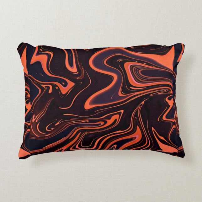 Abstract Marble Texture Background Accent Pillow (Front)