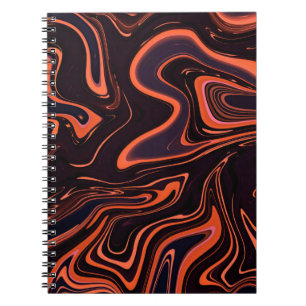 Abstract Marble Texture Background Notebook
