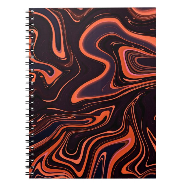 Abstract Marble Texture Background Notebook (Front)