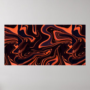 Abstract Marble Texture Background Poster