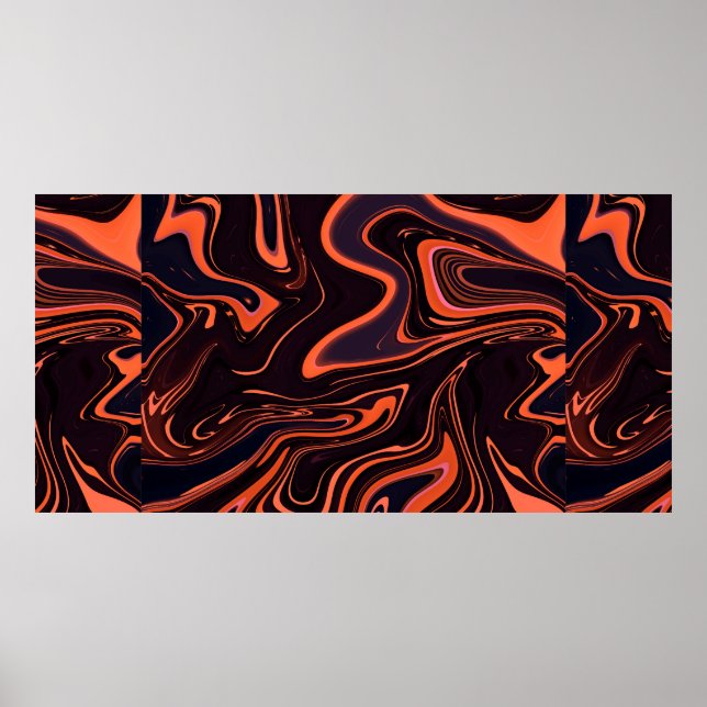 Abstract Marble Texture Background Poster (Front)